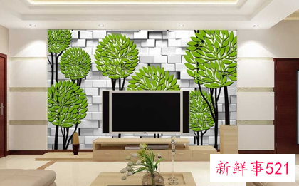 今年流行用什么材料做电视墙