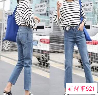 小直筒牛仔裤搭配什么上衣