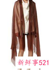 防晒丝巾披肩系法