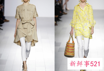 秀场时尚穿搭示范