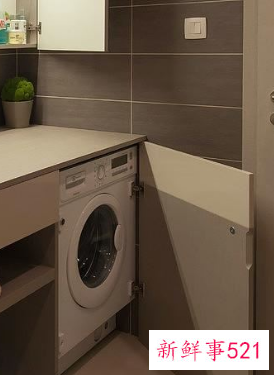 洗手间放洗衣机装修
