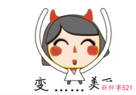形容一个人由美变丑