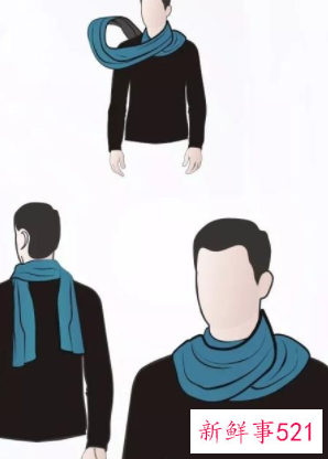 围巾怎么系好看又简单男生