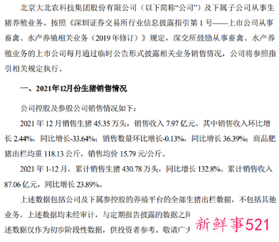 大北农重金鼓励员工生育