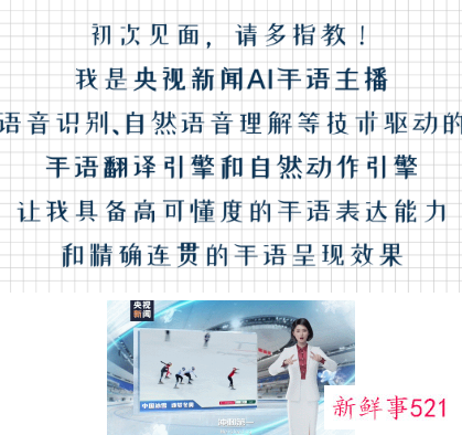央视新闻AI手语主播惊艳亮相