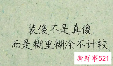 隐藏实力装傻的人气场