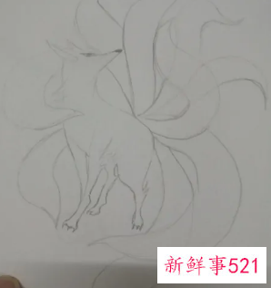 十秒画九尾狐