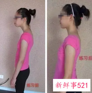 练一年瑜伽前后对比照