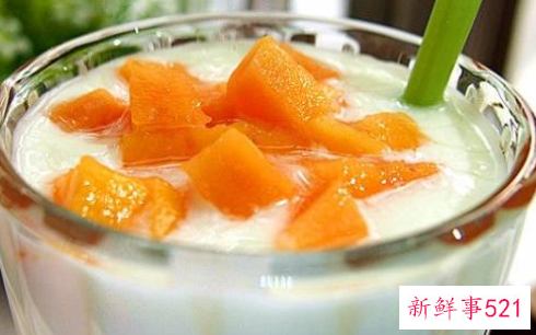 祛斑小TIPS木瓜酸奶