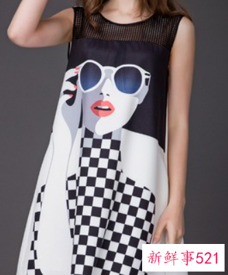 黑与白的服装碰撞