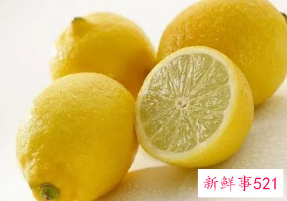 柠檬的作用和功效