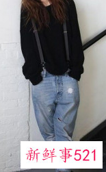 吊带裤怎么搭配图片显瘦