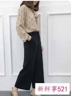 直筒阔腿裤适合矮个子吗