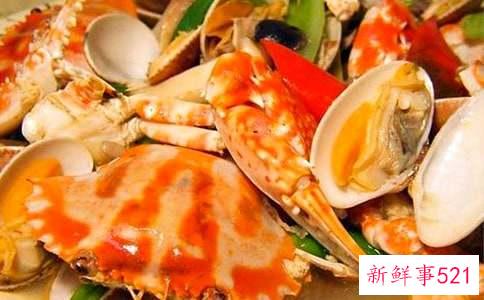 海鲜不能和什么一起吃