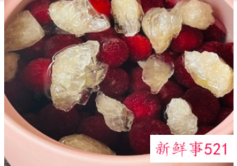 冰糖杨梅的制作方法步骤