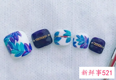 脚趾甲颜色美甲新款夏天