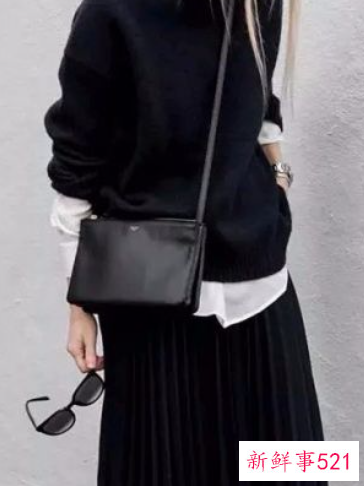 长百褶裙怎样搭配