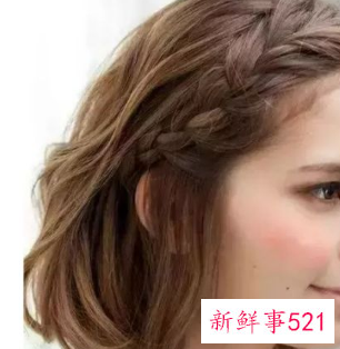 编发短发发型简单又好看