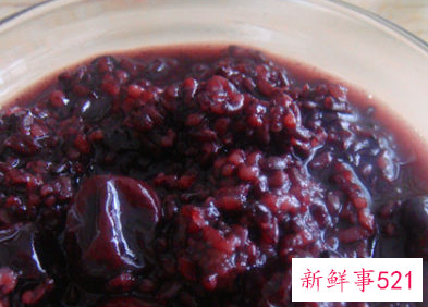 黑米核桃红枣粥的功效与作用