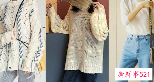 短款开衫搭配图片