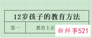 7岁到12岁家庭教育指导