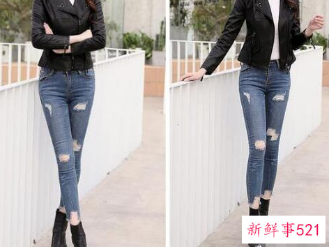 中长款皮衣搭配什么裤子女