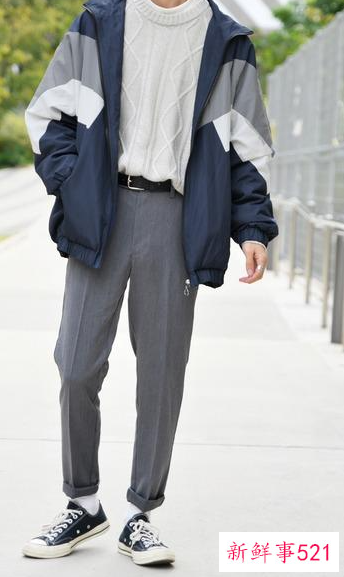 微胖男生穿衣搭配