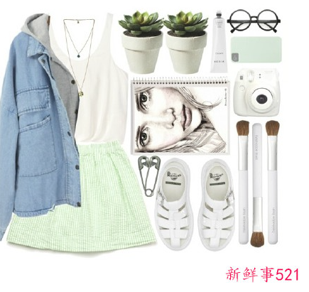 墨绿色半身裙搭配