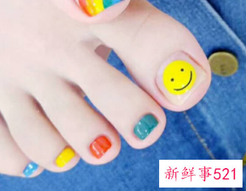 脚趾甲颜色美甲新款夏天
