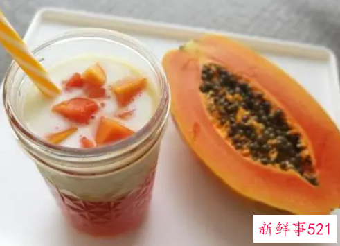 祛斑小TIPS木瓜酸奶