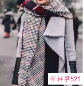 冬季围巾的系法