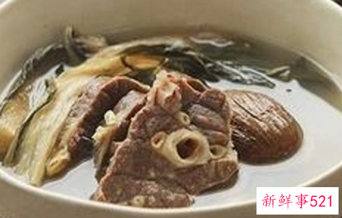 菜干猪肺汤的功效