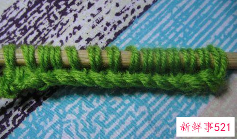 围巾的织法是怎么样的