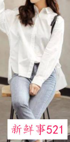 女生白衬衫春季搭配方法