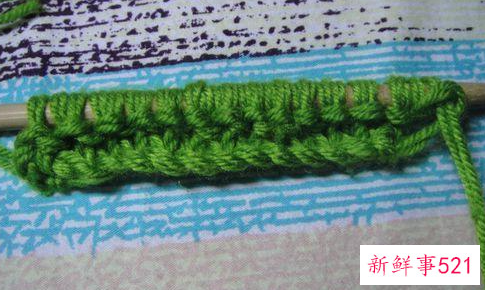 围巾的织法是怎么样的