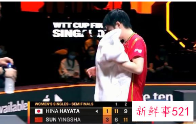 WTT世界杯最后决战将由孙颖莎对阵王艺迪