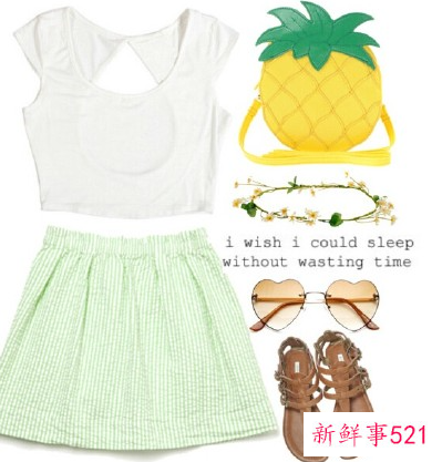 墨绿色半身裙搭配