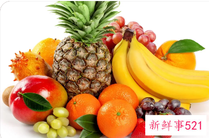 各种水果营养成分表