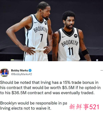 欧文给出心仪下家名单，杜兰特正考虑未来选择