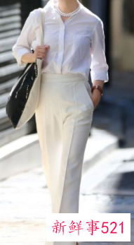 女生白衬衫春季搭配方法