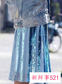 闪闪连衣裙搭配