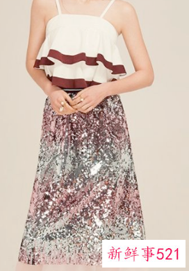 闪闪连衣裙搭配