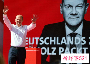 默克尔祝贺肖尔茨获胜