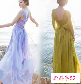 海边游玩的高峰季节你还差一条仙女裙