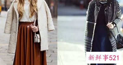 冬天长裙配什么外套好看