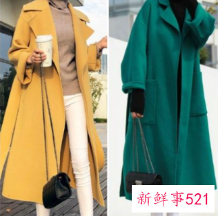 冬大衣怎么穿搭更有型清新亮色系列优雅迷人