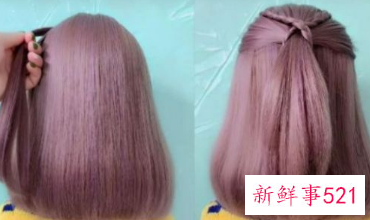 编发短发发型简单又好看