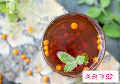 沙棘籽泡水喝的功效与作用