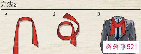 怎样系围巾简单又好看男