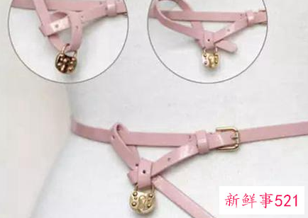 大衣双环扣腰带怎么系